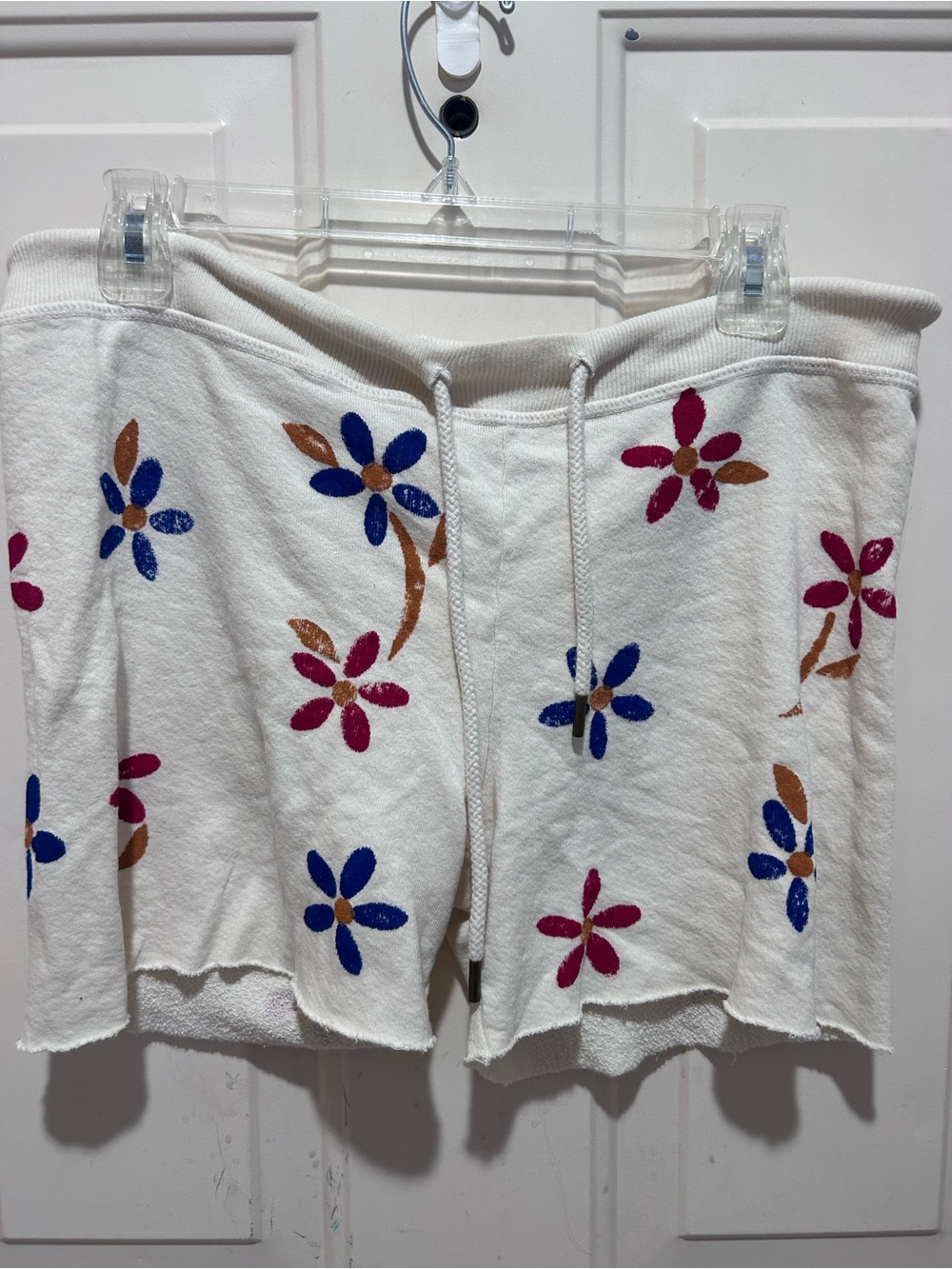 The GREAT Stadium Sweat Shorts Floral Stamp Print - Size 0